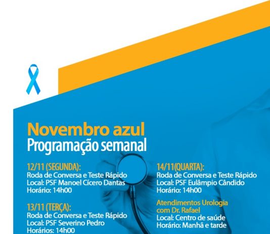Prefeitura de São Bento realiza I Mutirão de Urologia durante o Novembro Azul