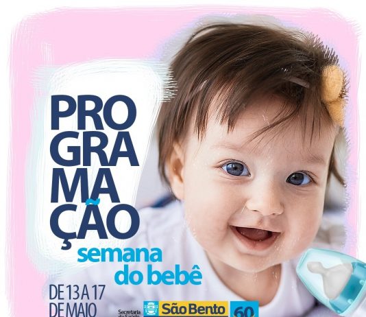 Secretaria de Saúde divulga programação da Semana do Bebê