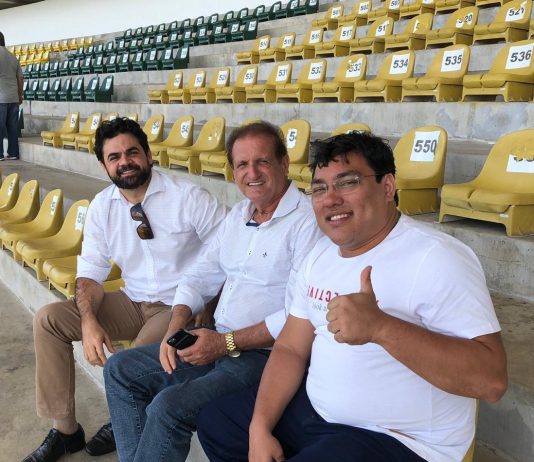 Prefeito de São Bento se reúne com Secretário de Esporte do Estado e solicita parceria para fortalecimento de atividades esportistas