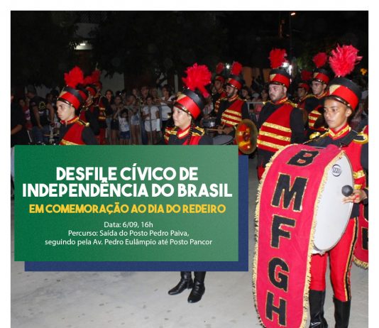 Desfile Cívico terá mais de 25 pelotões em programação do 7 de setembro em São Bento