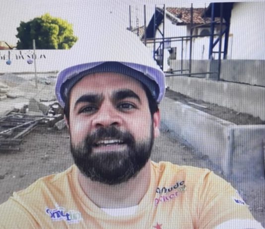Prefeito Jarques Lúcio visita obras de Ginásio Poliesportivo e destaca avanço