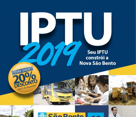 Campanha do IPTU com desconto de até 20% segue até o dia 31