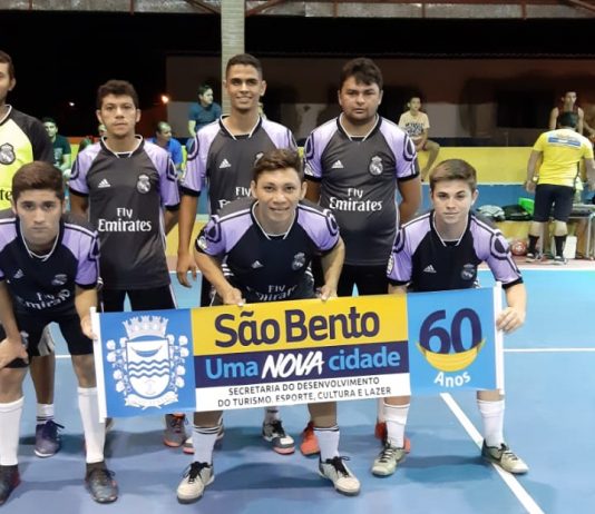 Secretaria de Esporte de São Bento promove 2ª Copa São Bentinho de Futsal 2020