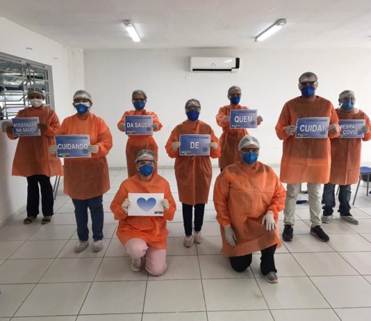 Profissionais de Saúde de São Bento fazem testagem para Covid – 19 e quase 100 % estão livres da doença