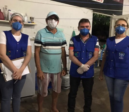 Vigilância em Saúde de São Bento visita Estabelecimentos Comerciais, após reabertura gradual das atividades