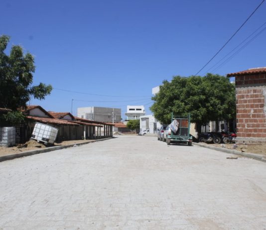 Prefeitura de São Bento conclui pavimentação na comunidade de Barra de Cima