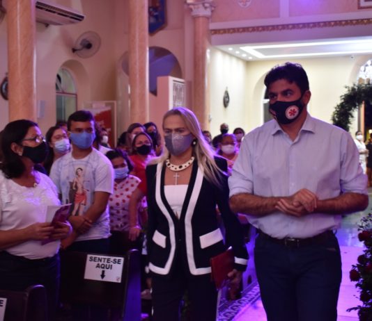 Prefeito de São Bento participa do encerramento da Festa de São Sebastião, padroeiro do município