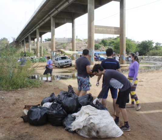 Prefeitura de São Bento realiza ação de educação ambiental no Rio Piranhas