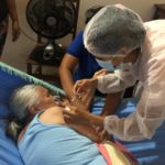 Idosa de 85 anos é a primeira imunizada contra Covid – 19 no município de São Bento