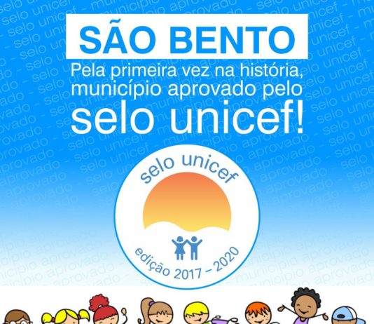 Município de São Bento recebe, pela 1ª vez, Certificação do Selo UNICEF