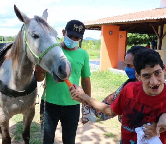 Prefeitura de São Bento implanta serviço de Equoterapia