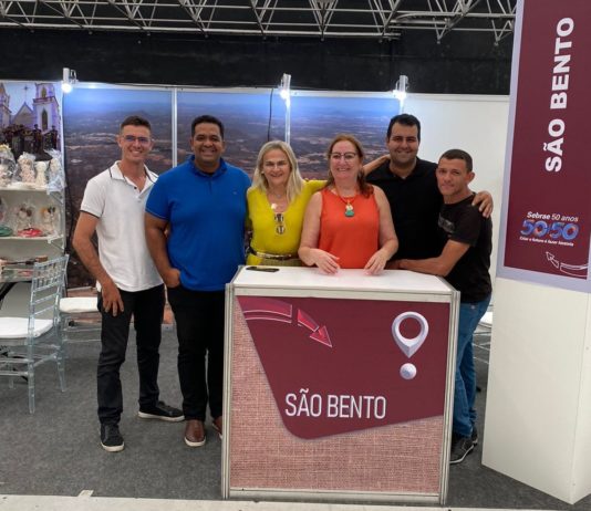 Município de São Bento participa da maior Feira de Turismo da Paraíba e se destaca no evento