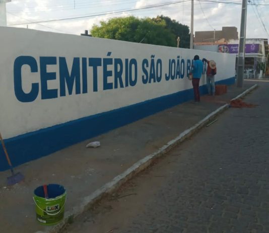 Prefeitura de São Bento prepara Cemitérios para o Dia de Finados