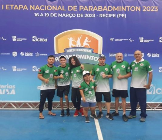 Paratletas de São Bento ganham 10 medalhas de ouro, prata e bronze na 1ª Etapa do Circuito Nacional de Parabadminton, em Recife-PE