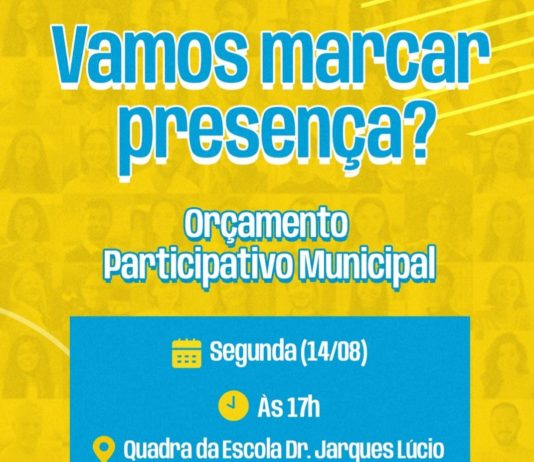 Prefeitura de São Bento agenda Encontro para Debate do Orçamento Participativo Municipal (OPM)