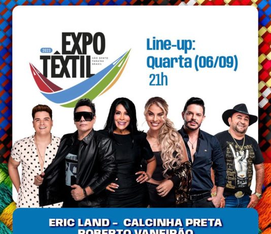 Expotêxtil de São Bento terá mais três atrações musicais