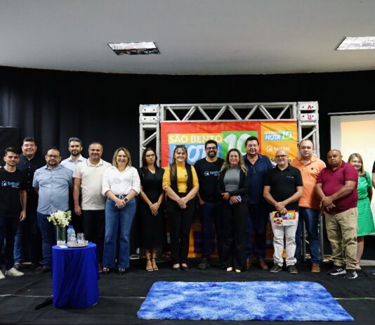 Prefeitura de São Bento lança de forma pioneira o Projeto “SÃO BENTO NOTA 10”