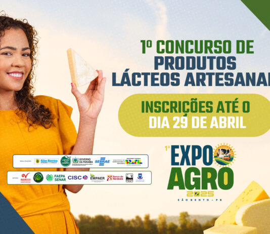 EXPOAGRO São Bento abre inscrições para 1º concurso de Produtos Lácteos Artesanais