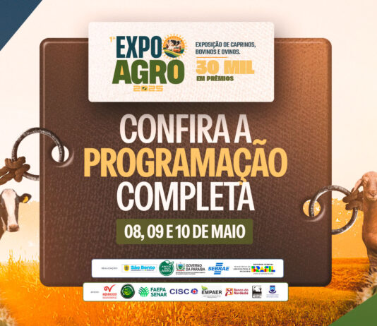 Prefeitura de São Bento divulga Programação Oficial da EXPOAGRO 2025