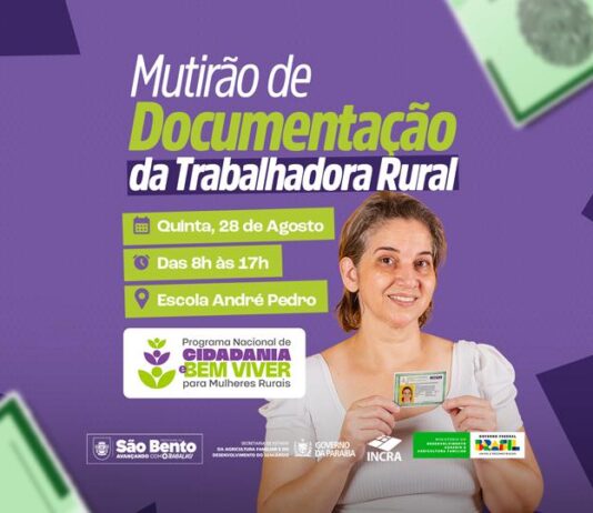 Prefeitura de São Bento e Governo do Estado farão Mutirão para emissão de documentos e oferta de outros serviços