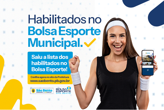 Prefeitura de São Bento divulga resultado final pós-recurso do Programa Bolsa Esporte Municipal