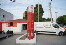Prefeitura de São Bento entrega nova ambulância e reinaugura base do SAMU