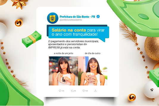 São Bento faz história ao manter pagamento antecipado do funcionalismo por 12 meses consecutivos