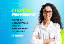 Prefeitura de São Bento lança Edital de Convocação de professores para habilitação de recebimentos de precatórios do FUNDEF