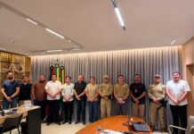 Reunião define estratégias de segurança para o Arraiá Balançando a Rede 2026, em São Bento, no Sertão da Paraíba