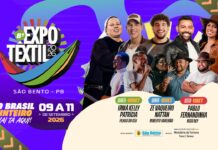 Prefeitura de São Bento informa mudanças na programação de atrações da 8ª Expotêxtil 2026