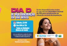 São Bento realiza Dia D de Multivacinação neste sábado (22)